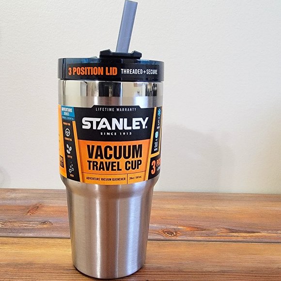 Stanley Other - Stanley Adventure Vacuum Quencher Tumbler 20oz Stainless Steel